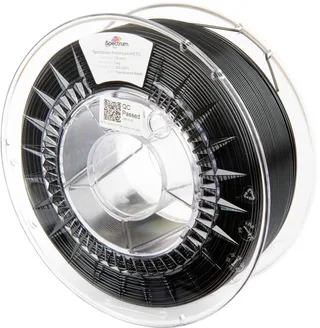 Spectrum Filaments 80473 PET-G Premium Filament PETG Chemisch bestendig, Slagvast 1.75 mm 1000 g Transparant, Zwart 1 s van Spectrum Filaments in Kleurloos – productfoto 1 van 2