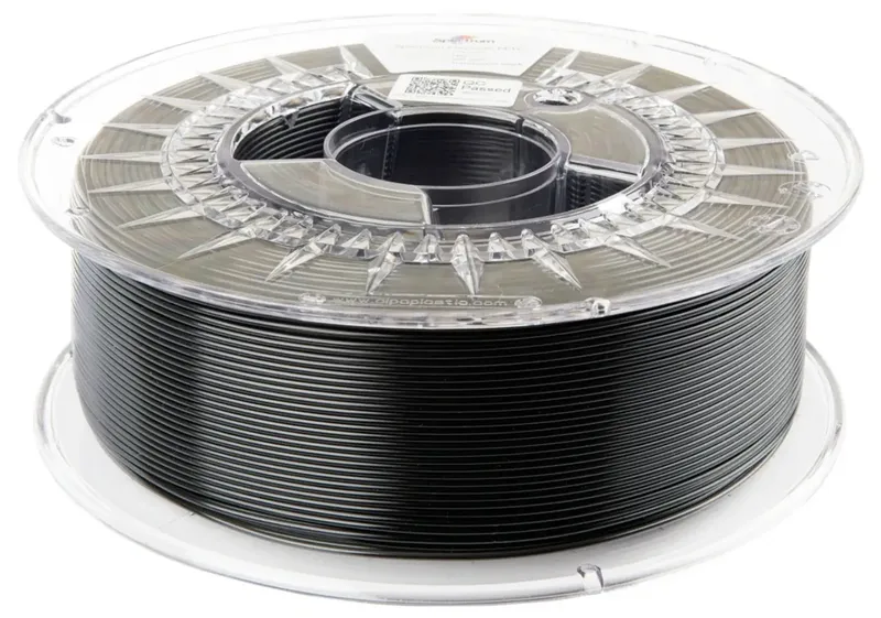 Spectrum Filaments 80473 PET-G Premium Filament PETG Chemisch bestendig, Slagvast 1.75 mm 1000 g Transparant, Zwart 1 s van Spectrum Filaments in Kleurloos – productfoto 2 van 2