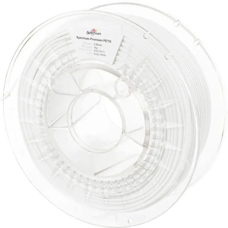 Spectrum Filaments 80481 PET-G Premium Filament PETG chemisch beständig 2.85 mm 1000 g arctic white, Weiß 1 St. von Spectrum Filaments – Produktfoto