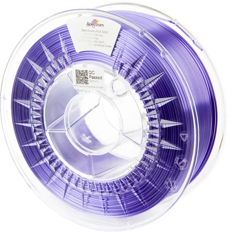Spectrum Filaments 80512 PLA SILK Filament PLA-Seide Seidig glänzend 1.75 mm 1000 g Amethyst Violet, Lila 1 St. von Spectrum Filaments – Produktfoto