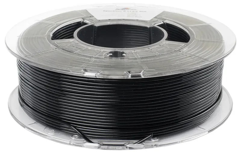 Spectrum Filaments 80523 S-Flex 98A Filament TPU Flexibel 1.75 mm 250 g Deep black, Zwart 1 stuk(s) van Spectrum Filaments in Kleurloos – productfoto 2 van 2