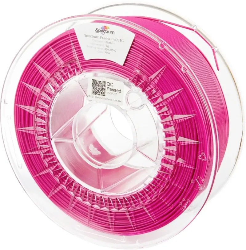 Spectrum Filaments 80539 PET-G Premium Filament PETG chemisch beständig, schlagfest 1.75 mm 1000 g Pink InnoPET 1 St. von Spectrum Filaments – Produktfoto