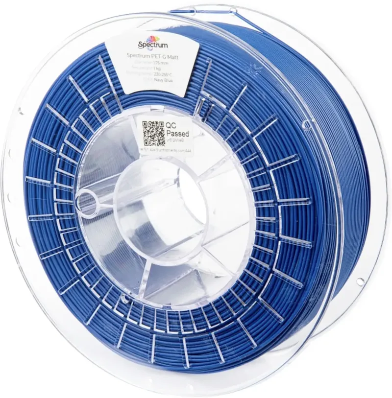 Spectrum Filaments 80545 PET-G MATT Filament PETG Matt, UV-beständig, verzugsfrei 1.75 mm 1000 g navy blue, Blau 1 St. von Spectrum Filaments – Produktfoto
