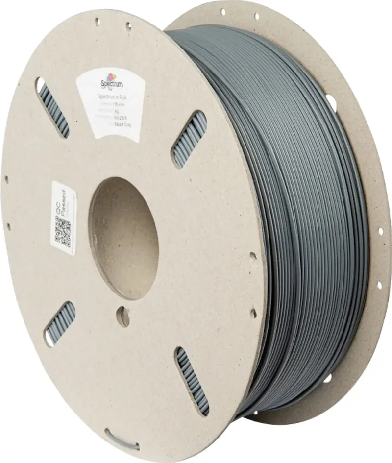 Spectrum Filaments 80556 recycled PLA Filament PLA Recyceltes PLA 1.75 mm 1000 g Basalt-Grau, Grau 1 St. von Spectrum Filaments – Produktfoto