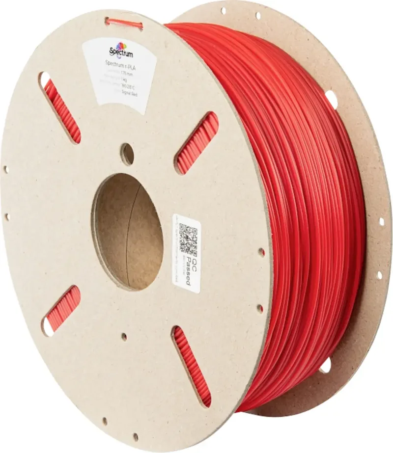 Spectrum Filaments 80557 recycled PLA Filament PLA Recyceltes PLA 1.75 mm 1000 g Signal-Rot, Rot 1 St. von Spectrum Filaments – Produktfoto