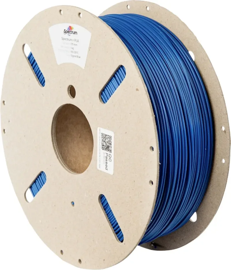 Spectrum Filaments 80558 recycled PLA Filament PLA Recyceltes PLA 1.75 mm 1000 g Signal-Blau, Blau 1 St. von Spectrum Filaments – Produktfoto