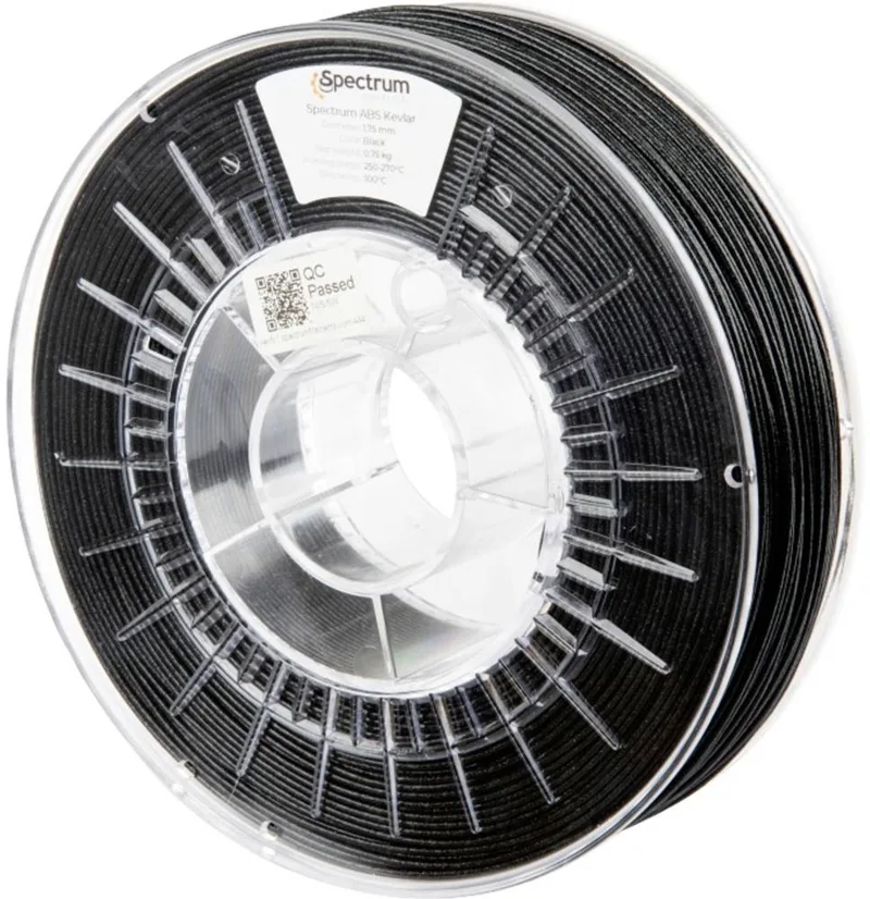 Spectrum Filaments 80564 ABS Kevlar Filament ABS kunststof Slagvast, Chemisch bestendig, Hittebestendig, Hoge treksterk van Spectrum Filaments in Kleurloos – productfoto 1 van 2