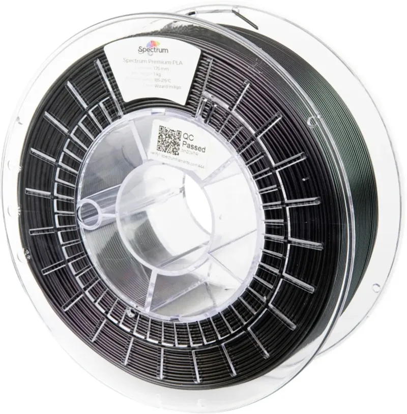 Spectrum Filaments 80581 PLA Premium Filament PLA hohe Zugfestigkeit 1.75 mm 1000 g wizard indigo, Indigo 1 St. von Spectrum Filaments – Produktfoto