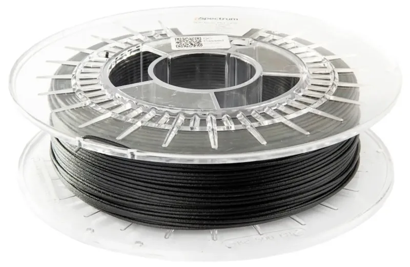 Spectrum Filaments 80584 PA6 CF15 Filament PA6, PA6-CF15 (koolstof) Koolstofvezelversterkt, Mat, Slagvast, Hittebestend van Spectrum Filaments in Kleurloos – productfoto 2 van 2