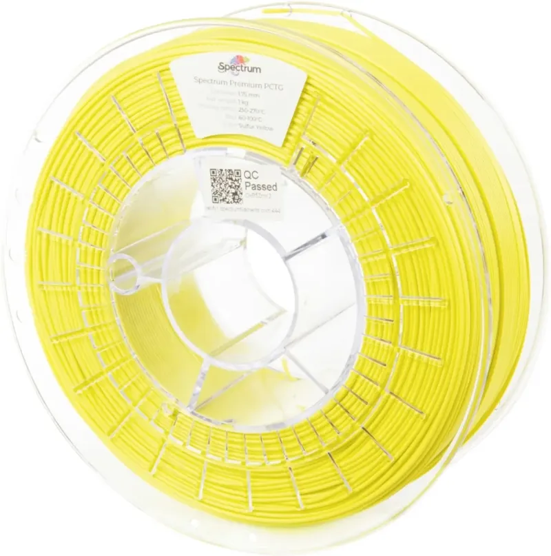 Spectrum Filaments 80661 Premium PCTG Filament PCTG chemisch beständig, geruchsarm 1.75 mm 1000 g Sulfur Yellow, Gelb 1 St. von Spectrum Filaments – Produktfoto