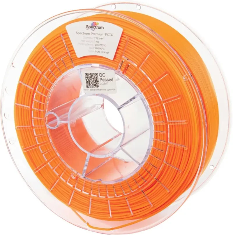 Spectrum Filaments 80662 Premium PCTG Filament PCTG chemisch beständig, geruchsarm 1.75 mm 1000 g Pure Orange, Orange 1 St. von Spectrum Filaments – Produktfoto