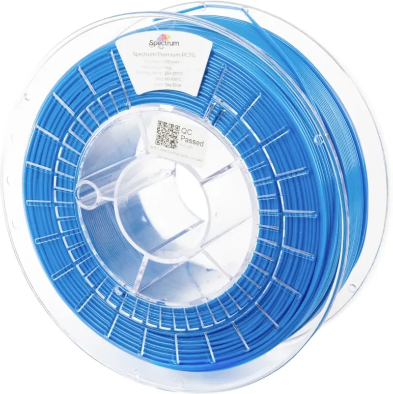 Spectrum Filaments 80663 Premium PCTG Filament PCTG chemisch beständig, geruchsarm 1.75 mm 1000 g Sky Blue, Himmelblau, Blau 1 St. von Spectrum Filaments – Produktfoto