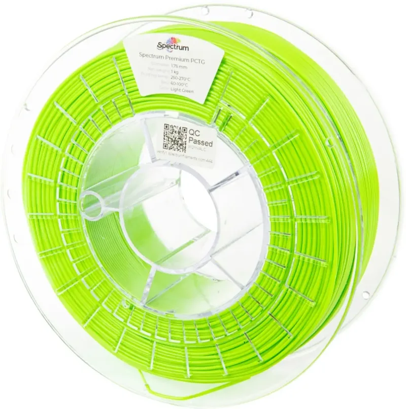 Spectrum Filaments 80664 Premium PCTG Filament PCTG chemisch beständig, geruchsarm 1.75 mm 1000 g Light Green, Grün 1 St. von Spectrum Filaments – Produktfoto