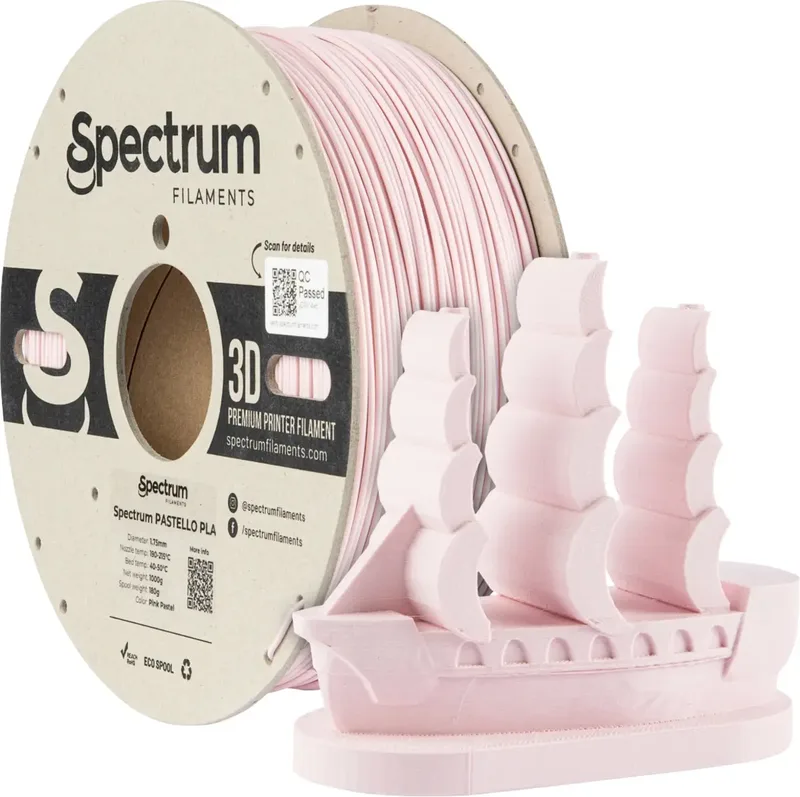 Spectrum Filaments 80709 Pastello PLA Filament PLA Matt 1.75 mm 1000 g pink pastel, Pink, Pastell 1 St. von Spectrum Filaments – Produktfoto