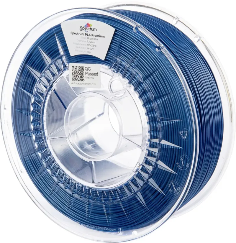 Spectrum Filaments 80848 PLA Premium Filament PLA hohe Zugfestigkeit 1.75 mm 1000 g royal blue, Blau 1 St. von Spectrum Filaments – Produktfoto