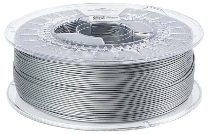 Spectrum Filaments 80918 Huracan PLA ALUMINIUM SILVER Filament PLA kunststof Highspeed filament, Verhoogde extrusionsra van Spectrum Filaments in Kleurloos – productfoto 2 van 2