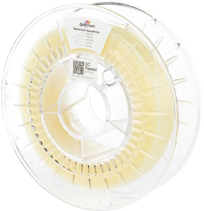 Spectrum Filaments 81008 AquaPrint Filament PVA kunststof Wateroplosbaar 1.75 mm 500 g Naturel 1 stuk(s) van Spectrum Filaments in Kleurloos – productfoto 1 van 2