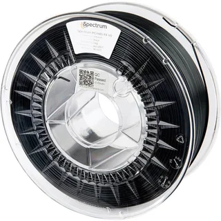Spectrum Filaments 81011 PC/ABS FR V0 Filament PC-ABS Vlamvertragend, Hittebestendig 1.75 mm 1000 g Zwart, Black 1 stuk van Spectrum Filaments in Kleurloos – productfoto 1 van 2
