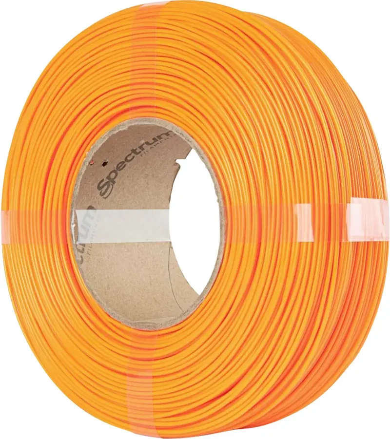 Spectrum Filaments 81264 ReFill Premium PLA High Speed Filament PLA Highspeed Filament, hohe Steifigkeit, hohe Zugfestigkeit 1.75 mm 1000 g lion orange, Orange von Spectrum Filaments – Produktfoto