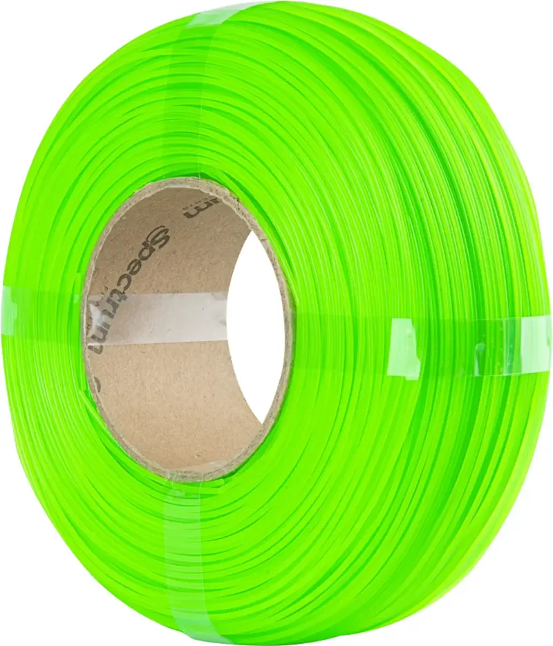 Spectrum Filaments 81269 ReFill Premium PLA High Speed Filament PLA Highspeed Filament, hohe Steifigkeit, hohe Zugfestigkeit 1.75 mm 1000 g Neon Green UV von Spectrum Filaments – Produktfoto