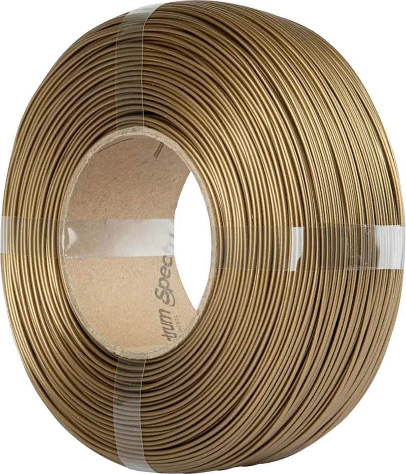Spectrum Filaments 81277 ReFill Premium PLA High Speed Filament PLA Highspeed Filament, hohe Steifigkeit, hohe Zugfestigkeit 1.75 mm 1000 g Gold 1 St. von Spectrum Filaments – Produktfoto