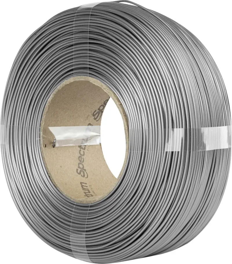 Spectrum Filaments 81279 ReFill Premium PLA High Speed Filament PLA Highspeed Filament, hohe Steifigkeit, hohe Zugfestigkeit 1.75 mm 1000 g silver star, Silber von Spectrum Filaments – Produktfoto
