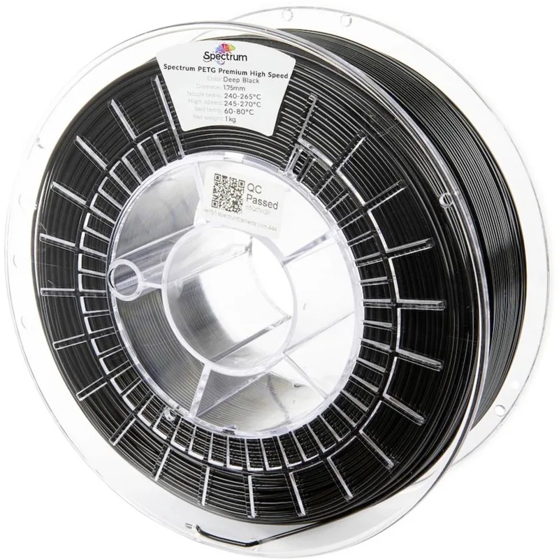 Spectrum Filaments 81537 PETG Premium High Speed Filament PETG Highspeed filament, Chemisch bestendig 1.75 mm 1000 g De van Spectrum Filaments in Kleurloos – productfoto