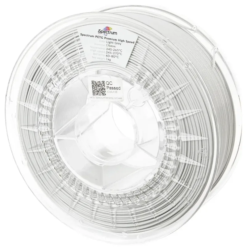 Spectrum Filaments 81545 PETG Premium High Speed Filament PETG Highspeed filament, Chemisch bestendig 1.75 mm 1000 g Li van Spectrum Filaments in Kleurloos – productfoto 2 van 2