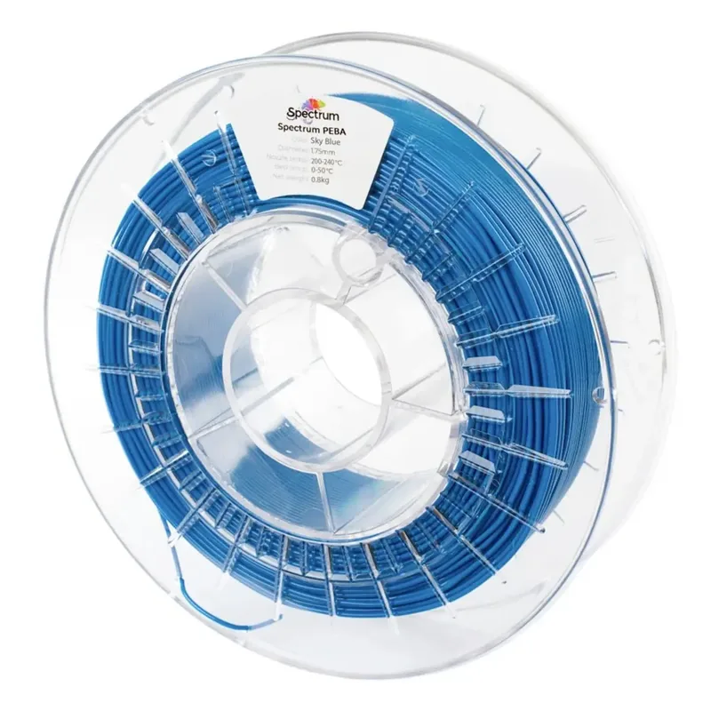 Spectrum Filaments 81682 5904433781909 Filament PEBA Flexibel, Chemisch bestendig 1.75 mm 800 g Sky Blue, Hemelsblauw, Blauw 1 stuk(s) by Spectrum Filaments – product photo