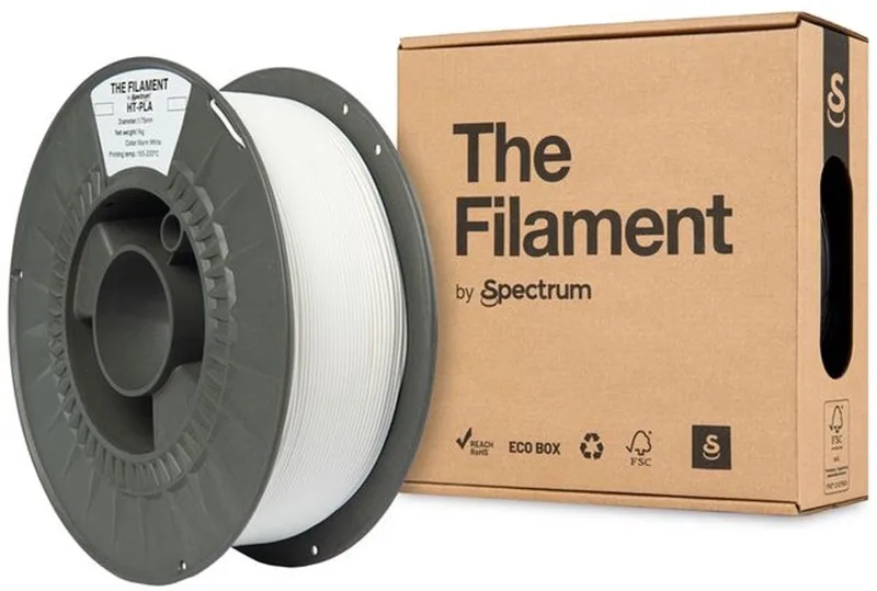 The Filament by Spectrum HT-PLA warm Wit 1 kg Filament van Spectrum Filaments – productfoto