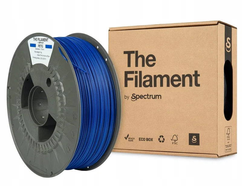 The Filament by Spectrum PET-G performance 1 kg Filament von Spectrum Filaments in Blau – Produktfoto