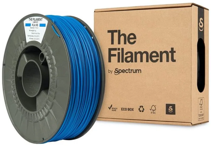 The Filament by Spectrum PLA HS winter Blauw 1 kg Filament van Spectrum Filaments – productfoto