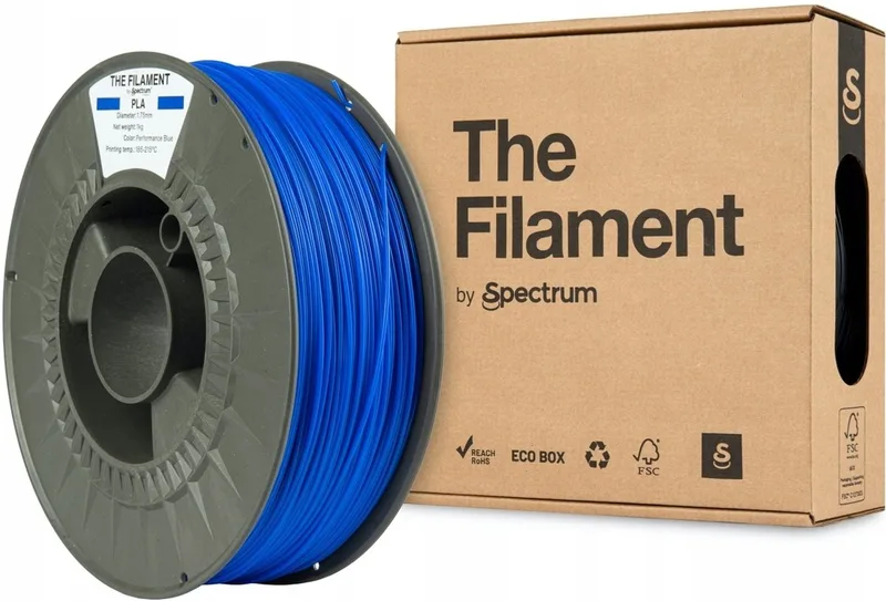 The Filament by Spectrum PLA performance 1 kg Filament van Spectrum Filaments in Blauw – productfoto