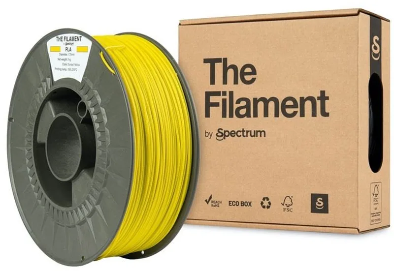 The Filament by Spectrum PLA sorbet 1 kg Filament van Spectrum Filaments in Geel – productfoto
