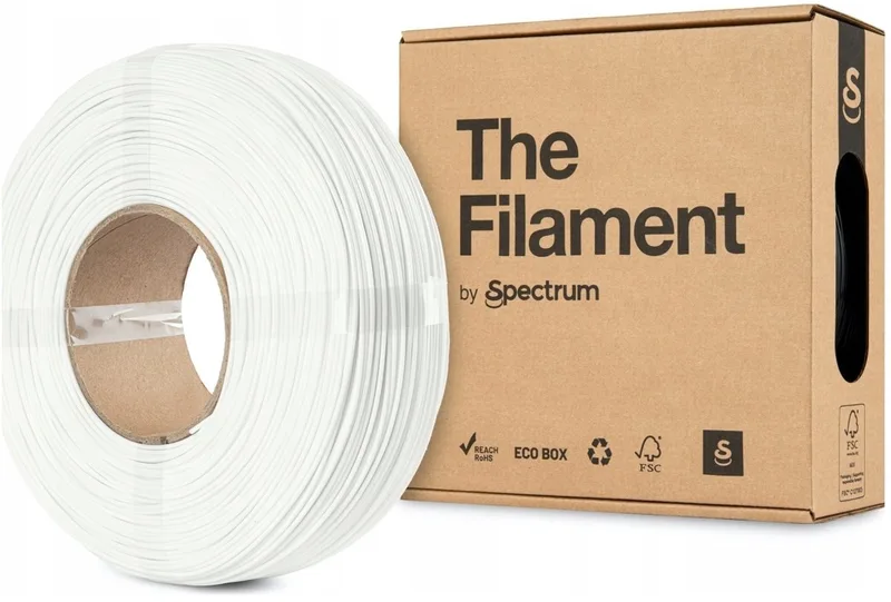 The Filament by Spectrum PLA trafic 1 kg Refill Filament van Spectrum Filaments in Wit – productfoto