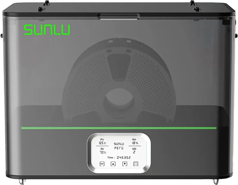 FilaDryer E2 - Filament Droogbox 3D Printer Filament Droger van Sunlu in Zwart – productfoto