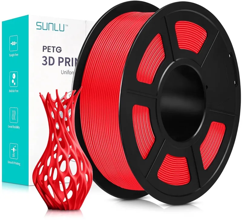 PETG Rood van Sunlu in Rood – productfoto