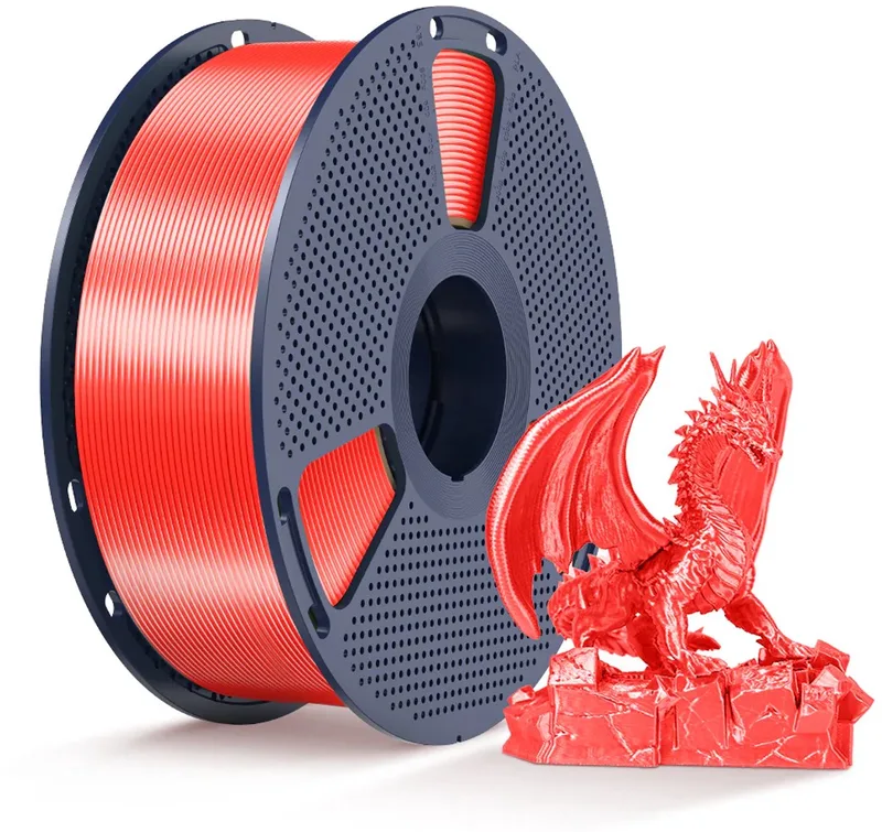 PLA - 1kg - 1.75mm - 3D Filament von Sunlu in Rot – Produktfoto