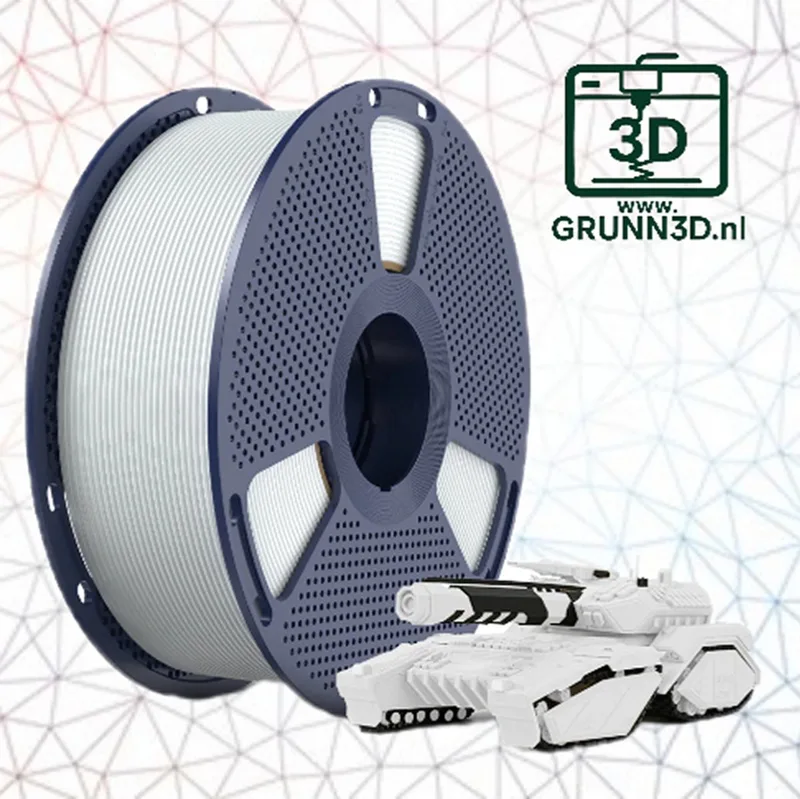 PLA 3D-filament 1.75mm 1kg van Sunlu in Wit – productfoto