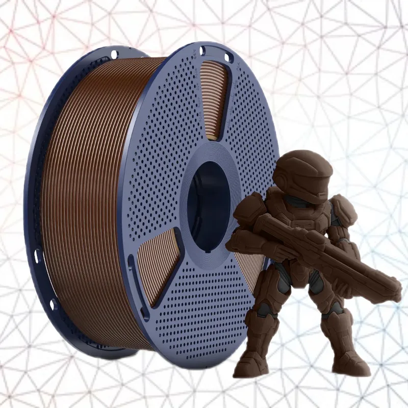 PLA+ Bruin / Choclate 1 kg - 1.75mm - 3D printer filament by Sunlu in Chocolade bruin – product photo