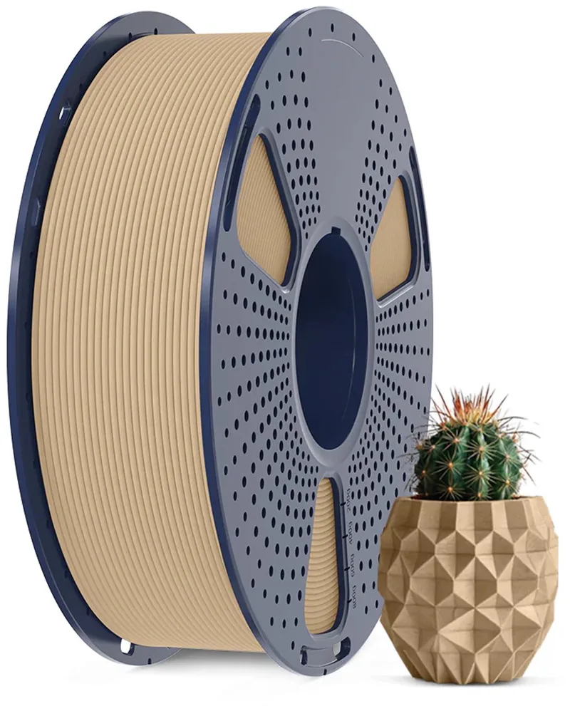 PLA Hout 3D-filament 1.75mm 1kg de Sunlu en Esdoorn – photo produit