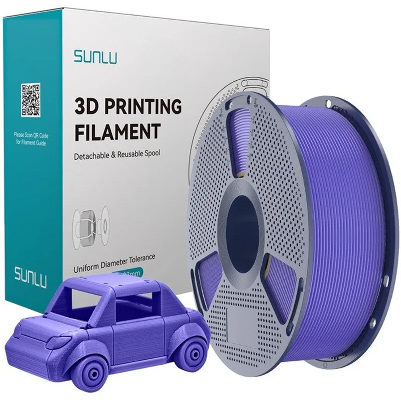 PLA - (Lavender Purple) - 1kg - 1.75mm - 3D Filament van Sunlu in Paars – productfoto