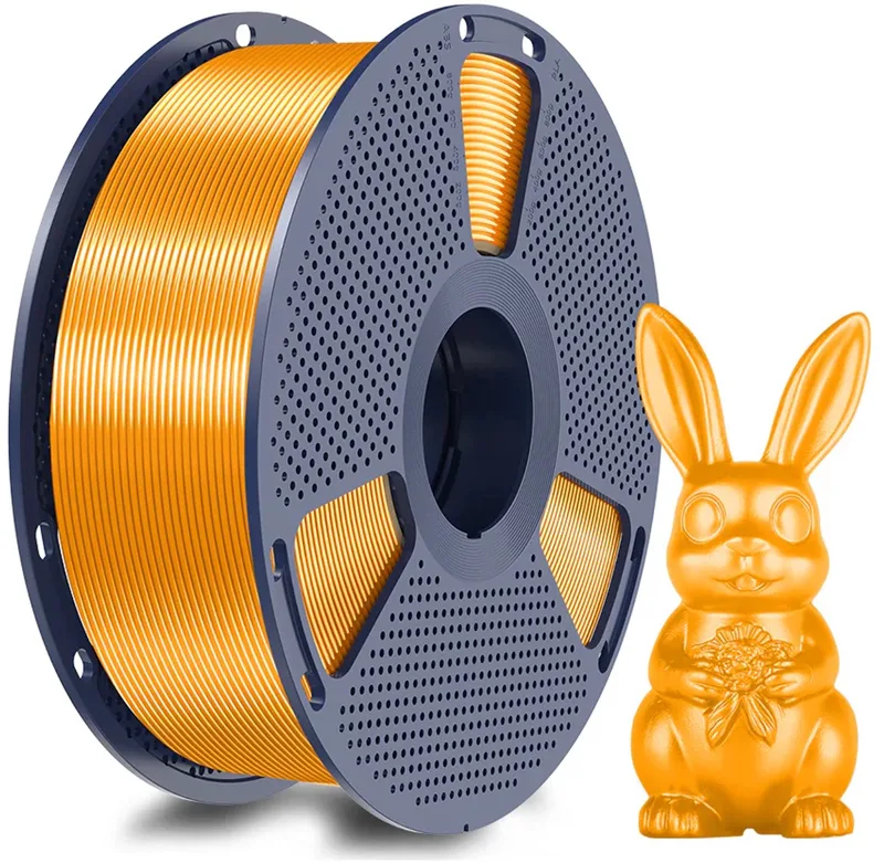 PLA+ SILK 3D-filament 1.75mm 1kg de Sunlu en Laiton – photo produit
