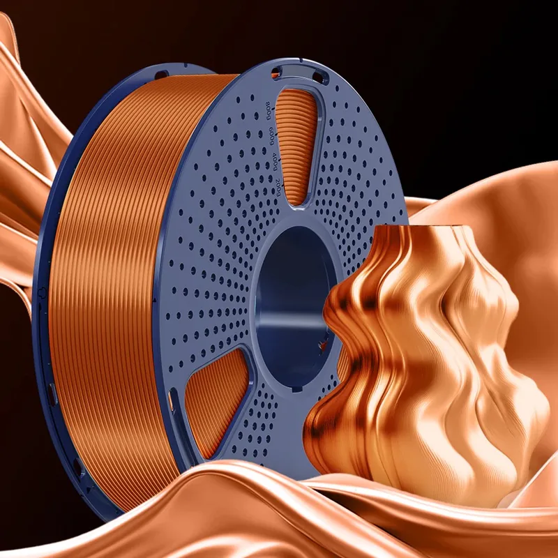 PLA+ SILK 3D-filament 1.75mm 1kg von Sunlu in Roodkoper – Produktfoto
