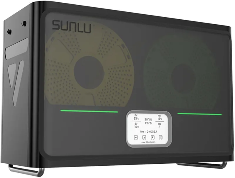 S4 Filament Dryer van Sunlu in Zwart – productfoto