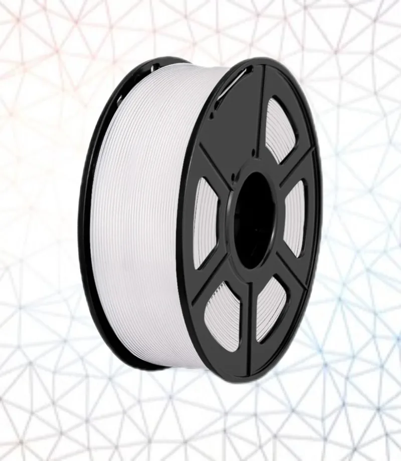 SUNLU 3D-filament 1.75mm PLA+ van Sunlu in Wit – productfoto