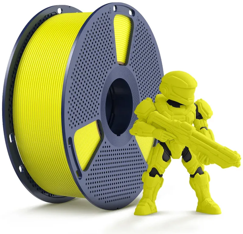 SUNLU 3D-filament PLA+ 1.75mm från Sunlu, Gul – produktbild