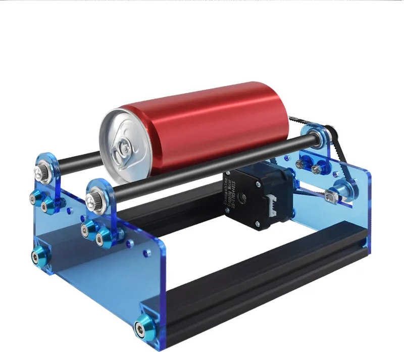 Laser Rotary Roller - Lasergraveerder Y-as Draairoller - Laser Roterende - voor cilindrische voorwerpen - Laserdraairoller - Laser Rotatieroller - Accessoires voor Twotrees Laser Graveermachine van Two Trees – productfoto