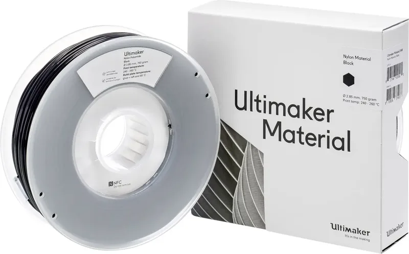 Filament PA (polyamide) 2.85 mm Zwart 750 g by UltiMaker – product photo