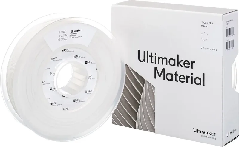 Filament Tough Tough PLA Slagvast 2.85 mm Wit 750 g by UltiMaker – product photo